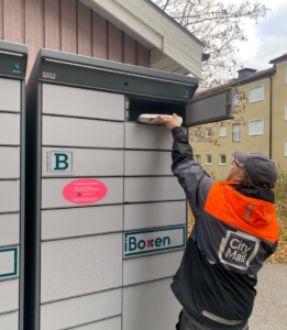 CityMail levererar paket till iBoxens paketskåp